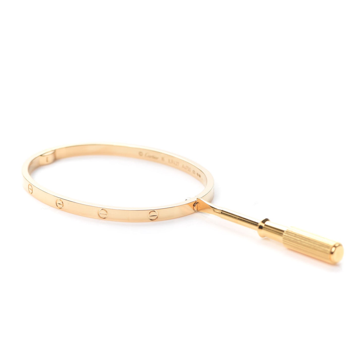 18K Yellow Gold Small LOVE Bracelet 16