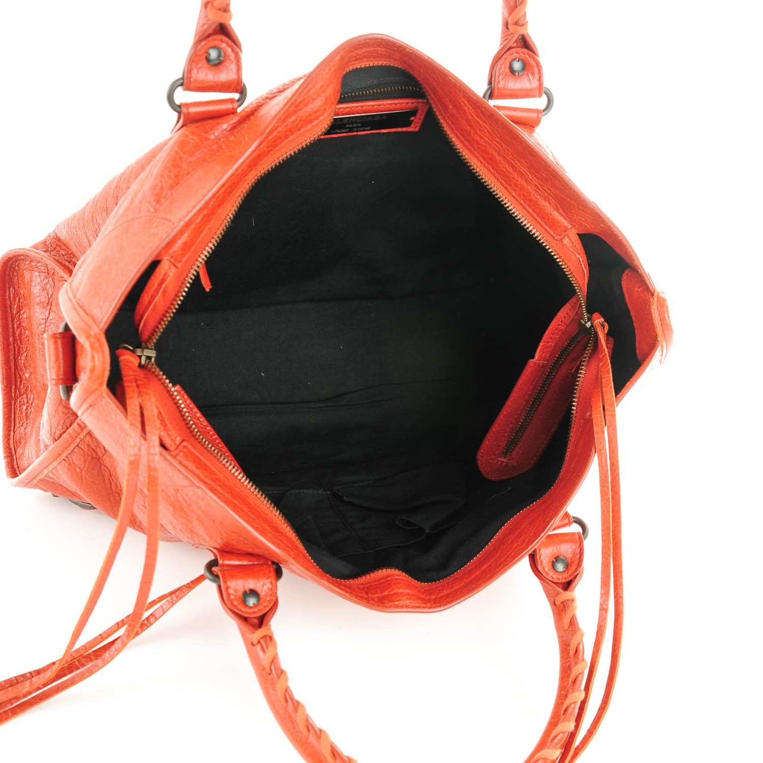 Balenciaga Agneau Classic Hardware City Rouge Ambre 6 of 8