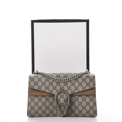 Gucci GG Supreme Monogram Small Dionysus Shoulder Bag Taupe 10 of 10