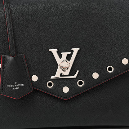 Louis Vuitton Soft Calfskin My Lockme Rivets Black 6 of 11