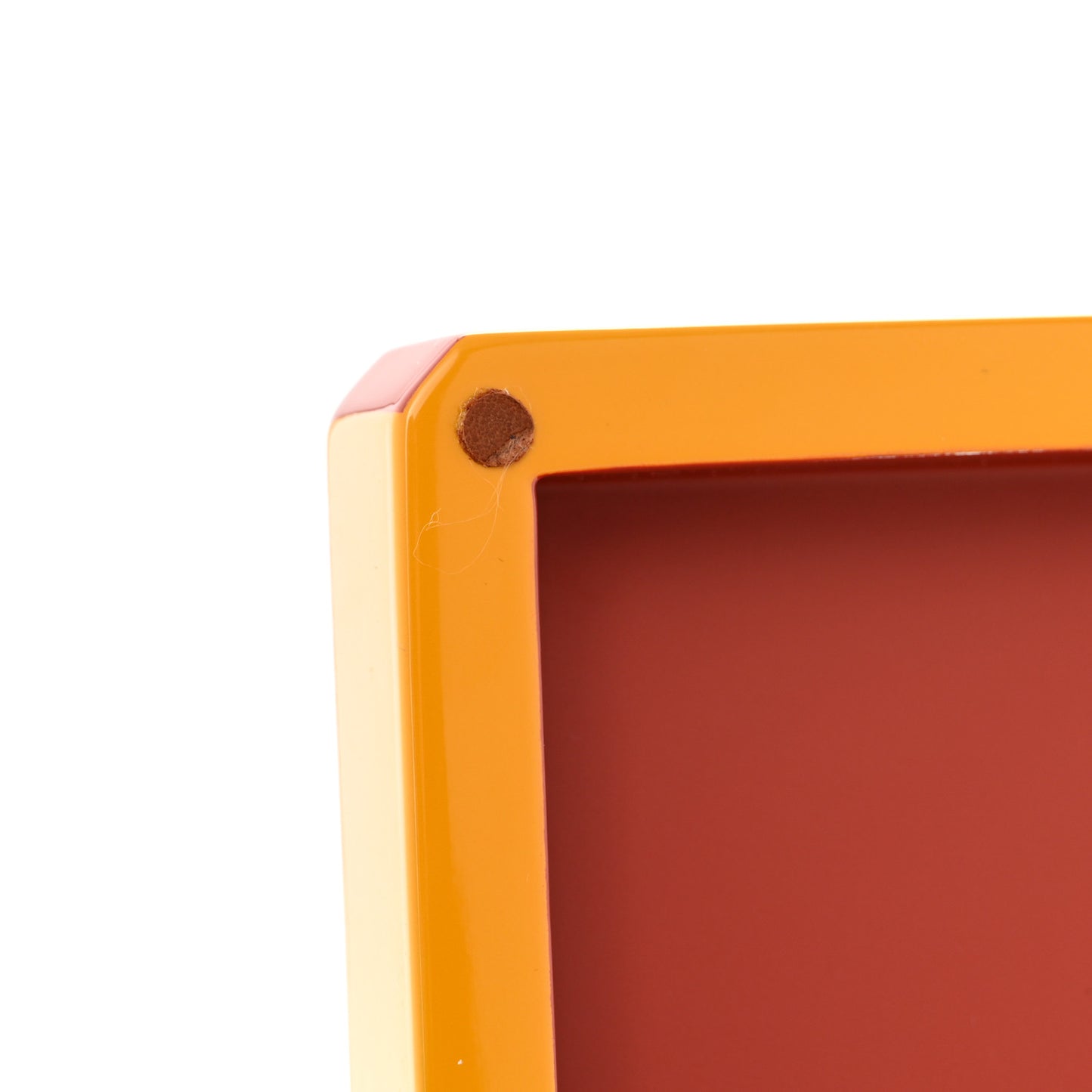 Lacquered Wood Facettes Watch Box Curry