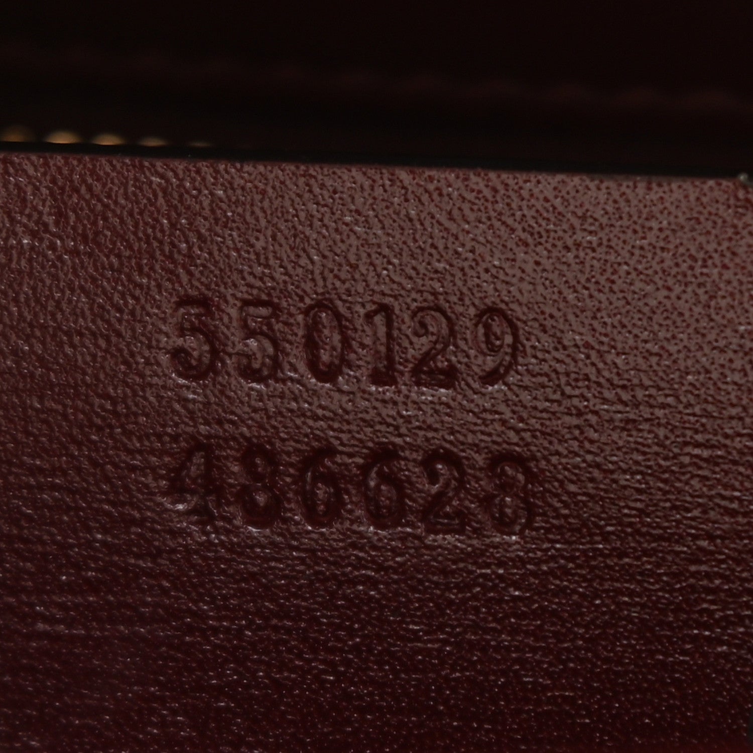 Gucci Vitello Palmellato Lux Small Arli Flap Shoulder Bag Vintage Bordeaux 7 of 8