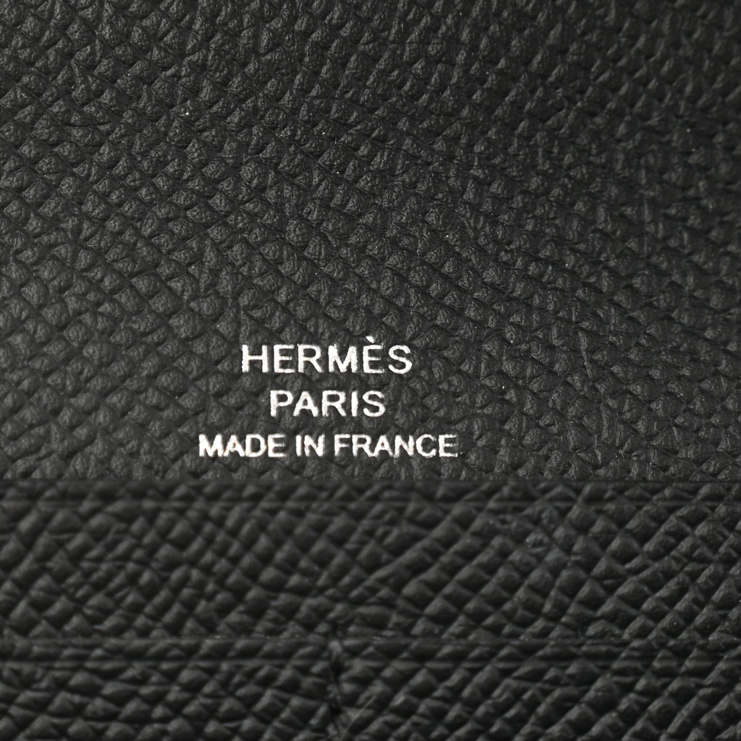 Epsom Enamel Maillon Wallet To Go Black