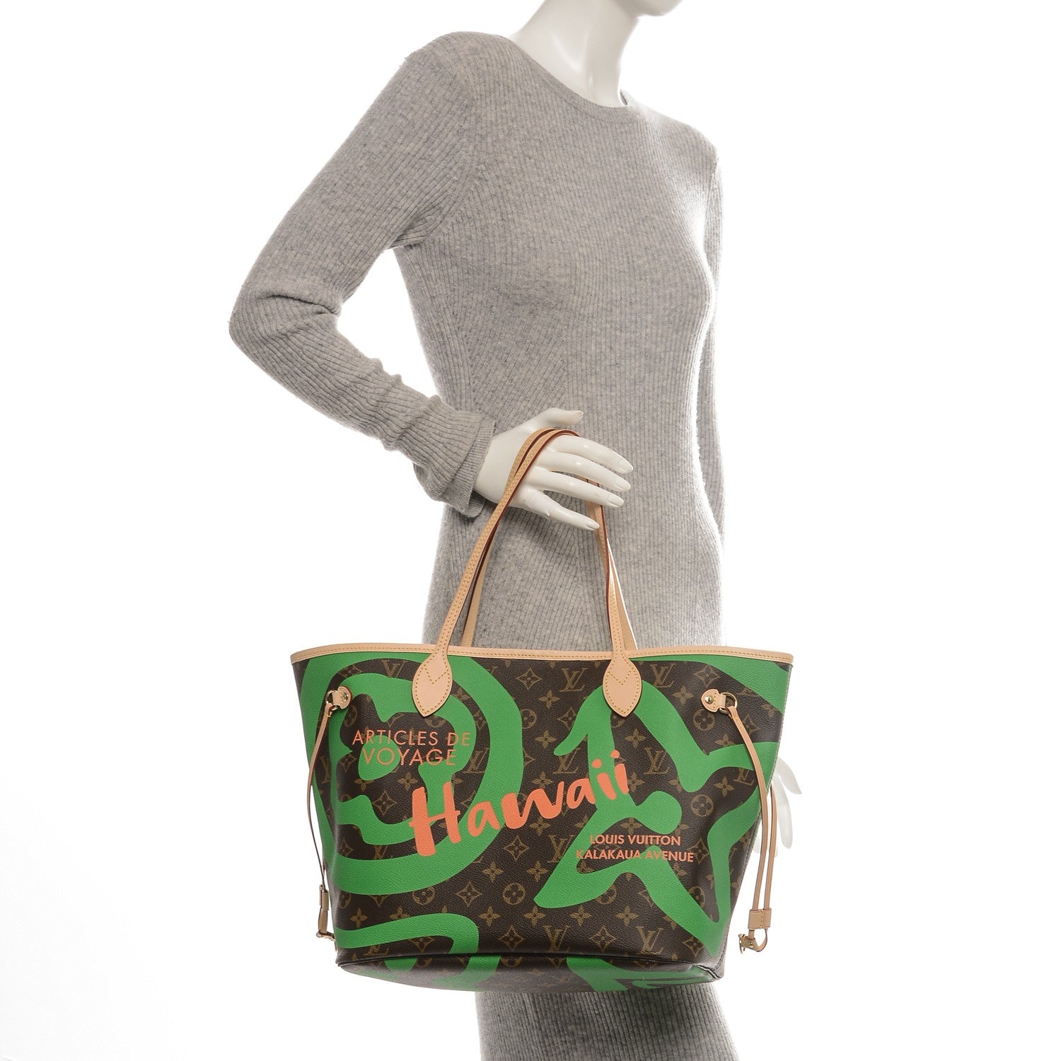 Louis Vuitton Monogram Tahitienne Hawaii Neverfull MM 2 of 9