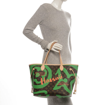 Louis Vuitton Monogram Tahitienne Hawaii Neverfull MM 2 of 9