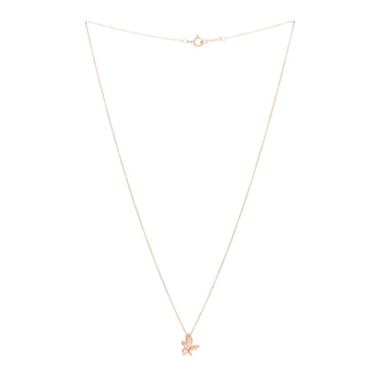Tiffany 18K Rose Gold Diamond Paloma Picasso Olive Leaf Pendant Necklace 2 of 3