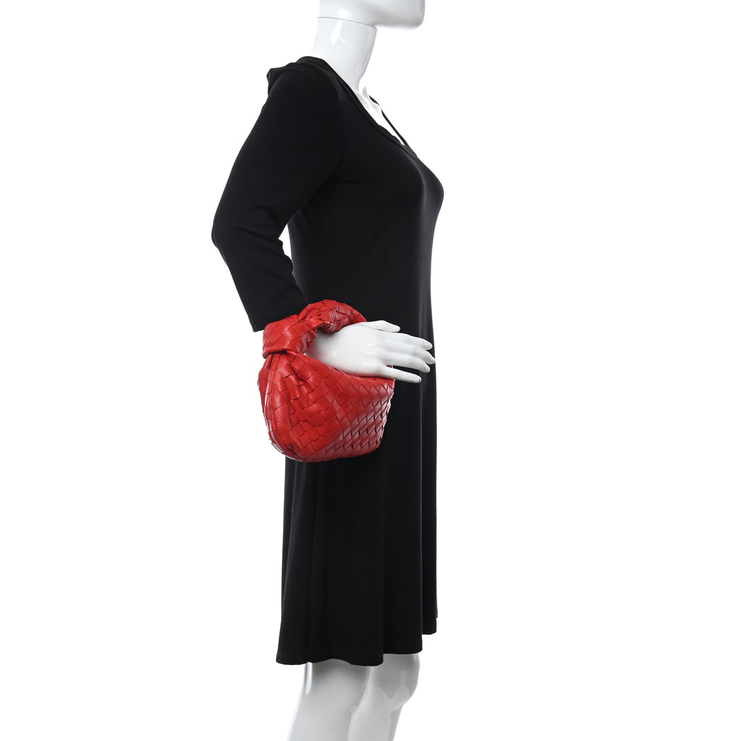 Nappa Intrecciato Mini Jodie Red