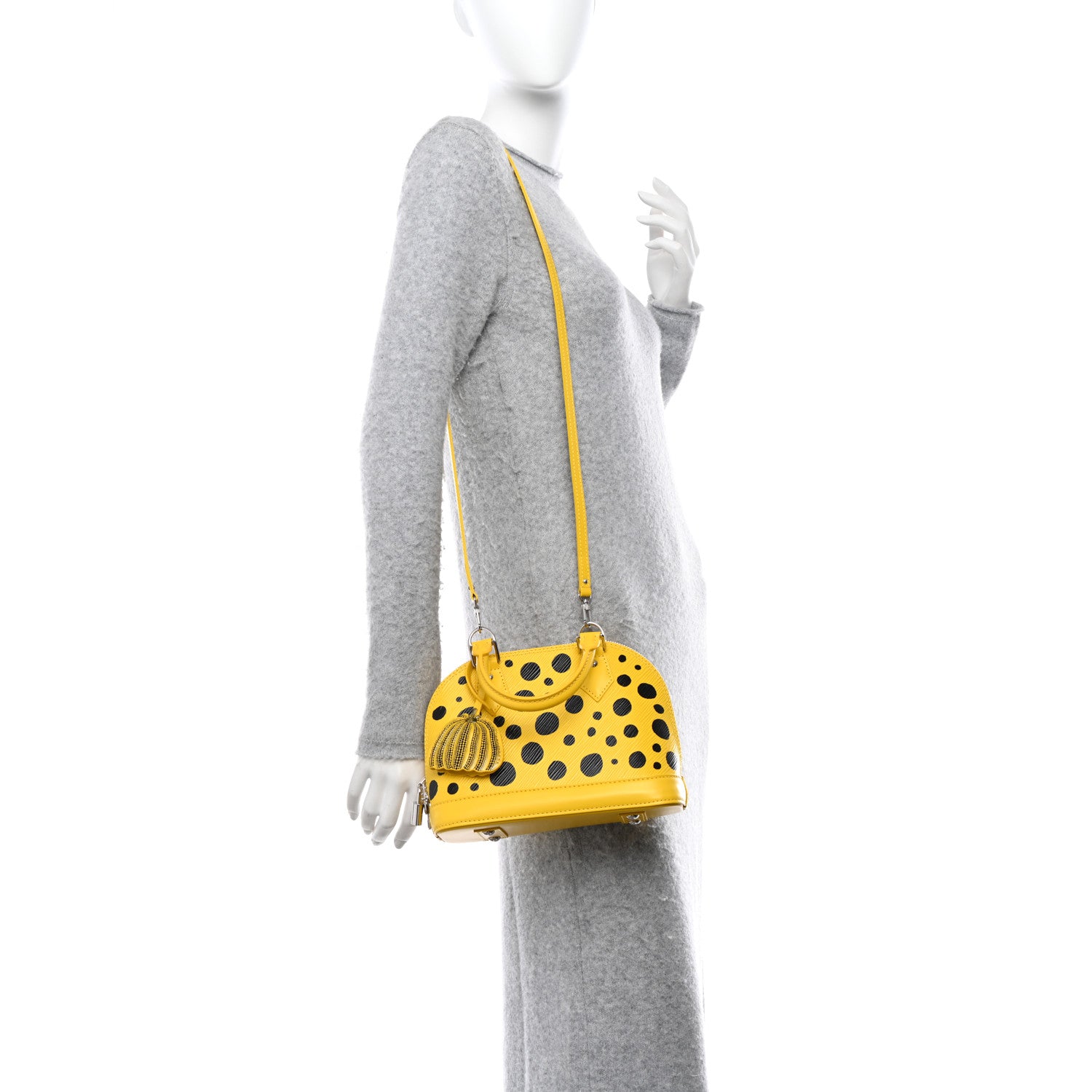 Louis Vuitton LOUIS VUITTON LV X YK Epi Alma BB Yellow Black 2 of 10