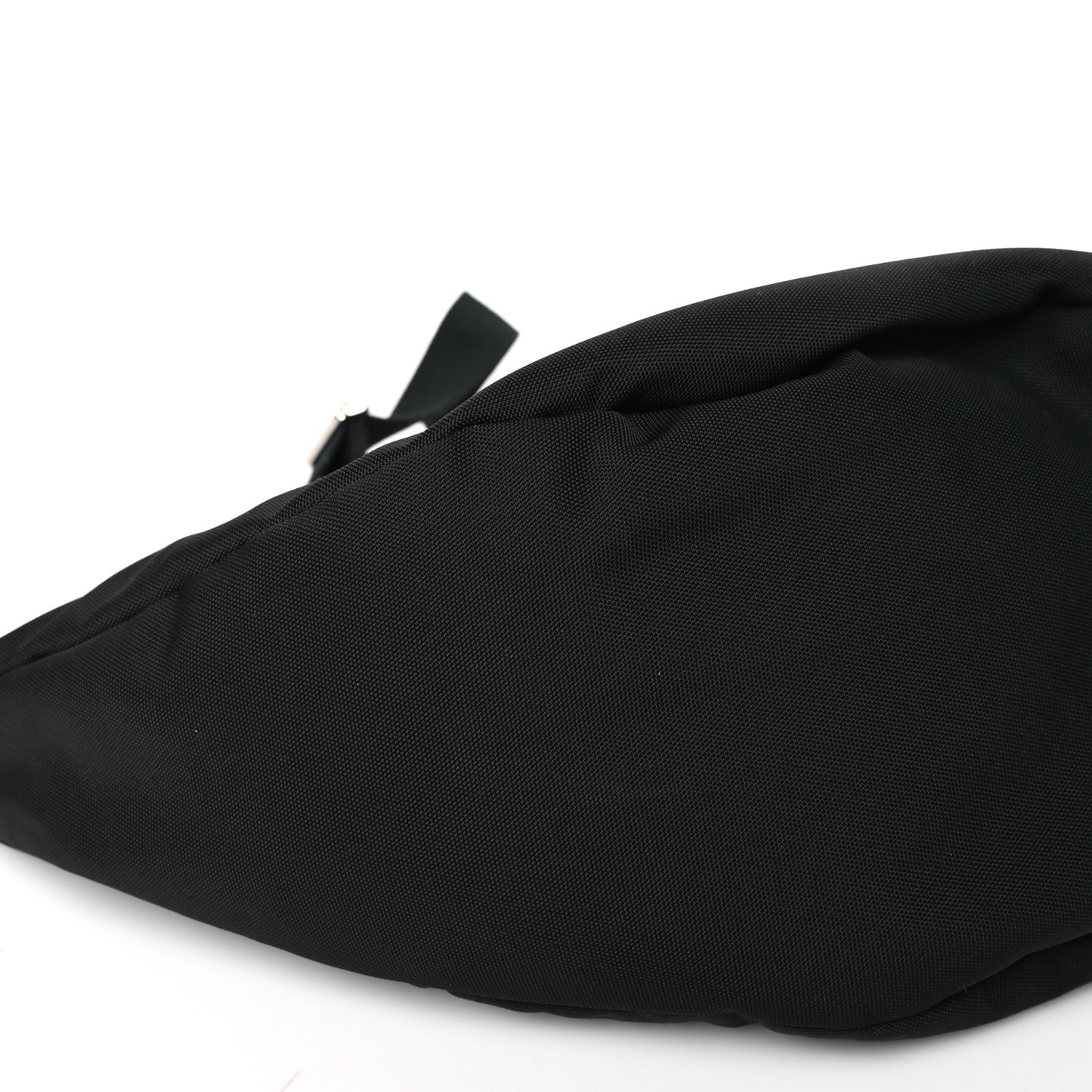 Nylon Slouchy Banana Two Bag Black