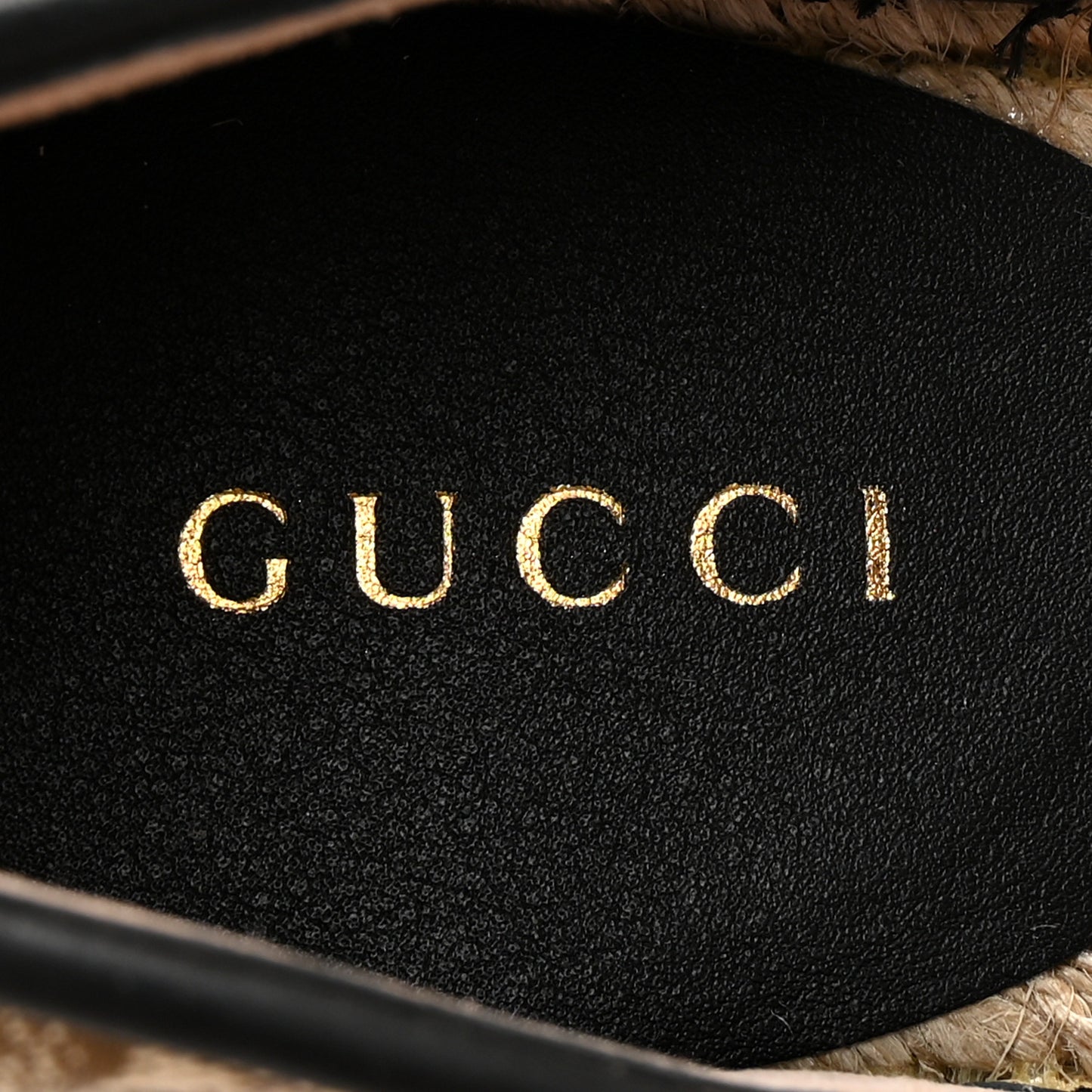 Monogram Matelasse GG Marmont Ankle Wrap Platform 35/120mm Espadrille Wedges 35.5 Beige Ebony Black Sand Storm