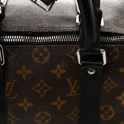 Louis Vuitton Monogram Macassar Keepall Bandouliere 45 13 of 14