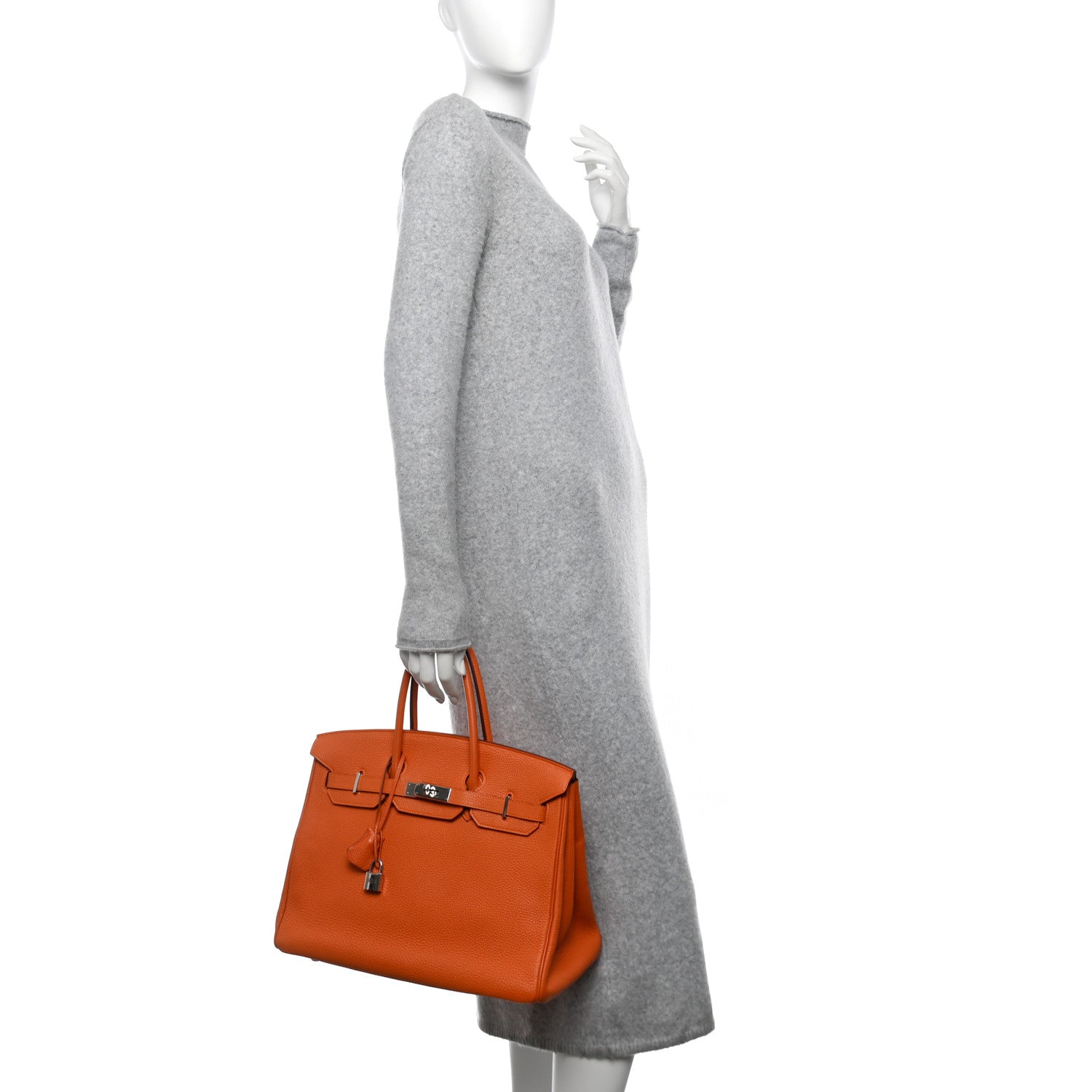 Hermes Togo Birkin 35 Orange 2 of 14