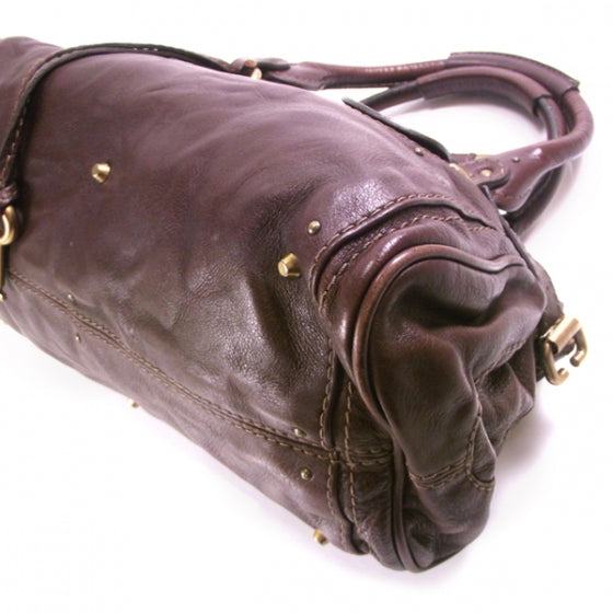 Chloe Leather Paddington Grenat 5 of 17