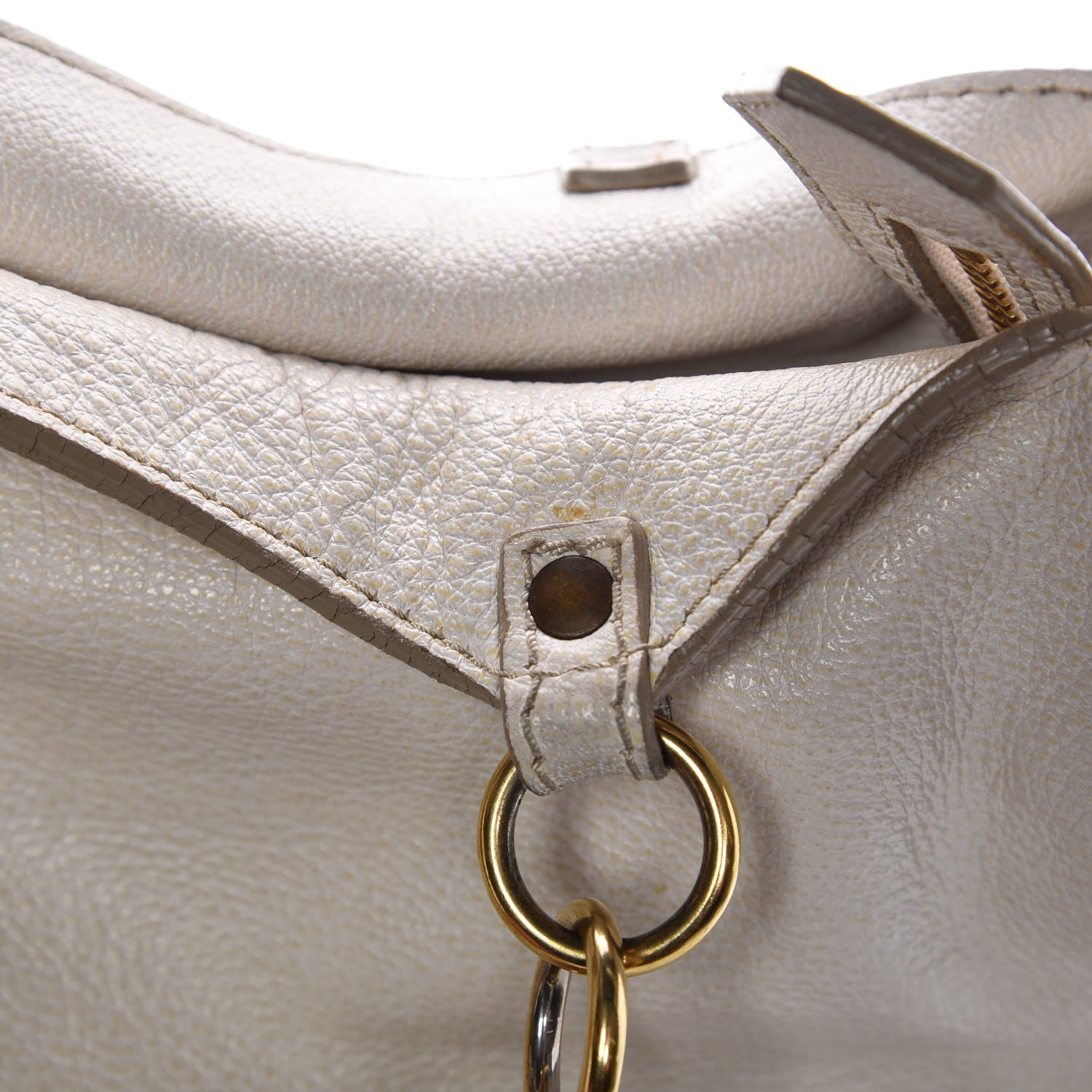 Burberry Grainy Calfskin Medium Landscape Tote Alabaster 9 of 22