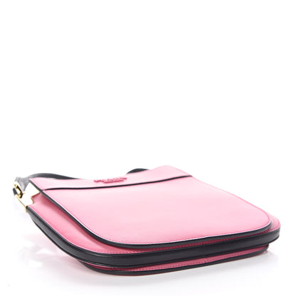 Prada City Calfskin Small Margit Bag Begonia Black 4 of 10