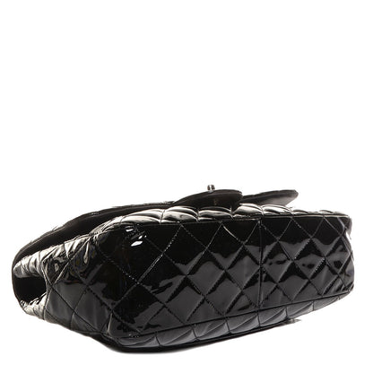 Chanel Patent Quilted Jumbo Single Flap Black 4 of 8