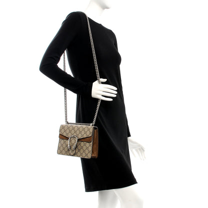 Gucci GG Supreme Monogram Mini Dionysus Shoulder Bag Taupe 2 of 8