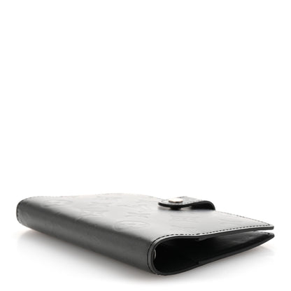 Louis Vuitton Mat Monogram Small Ring Agenda Cover Black 4 of 6