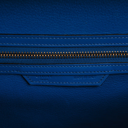 Celine Smooth Calfskin Mini Luggage Bright Blue 8 of 9