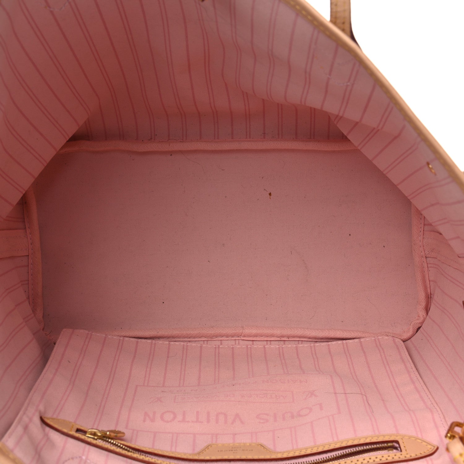 Louis Vuitton Damier Azur Neo Neverfull MM Rose Ballerine 4 of 7