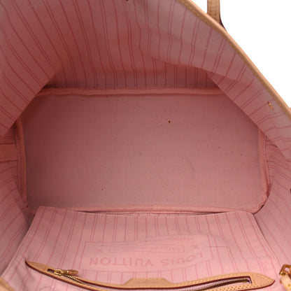 Louis Vuitton Damier Azur Neo Neverfull MM Rose Ballerine 4 of 7