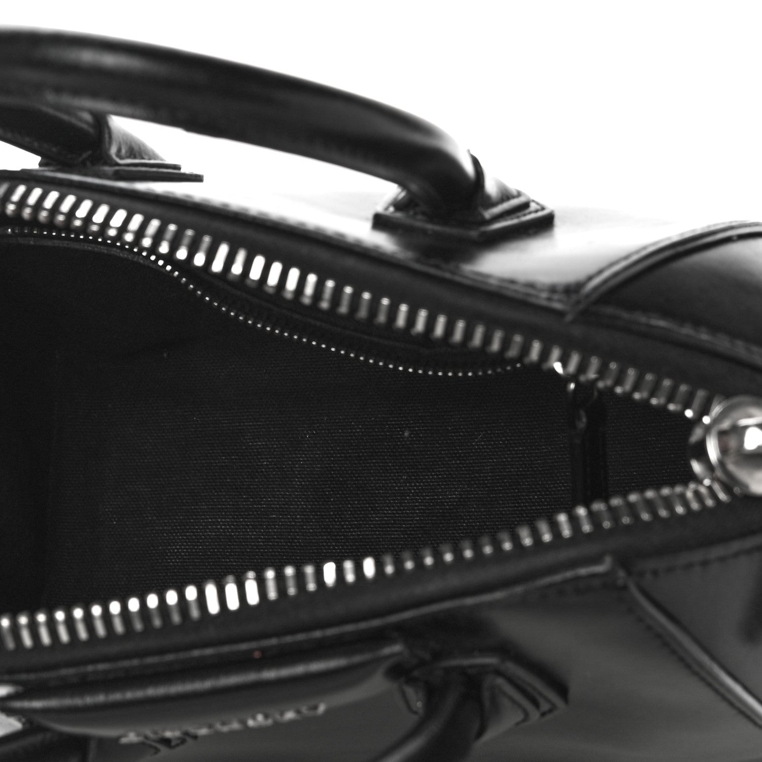 Givenchy Shiny Lord Calfskin Mini Antigona Black 5 of 15
