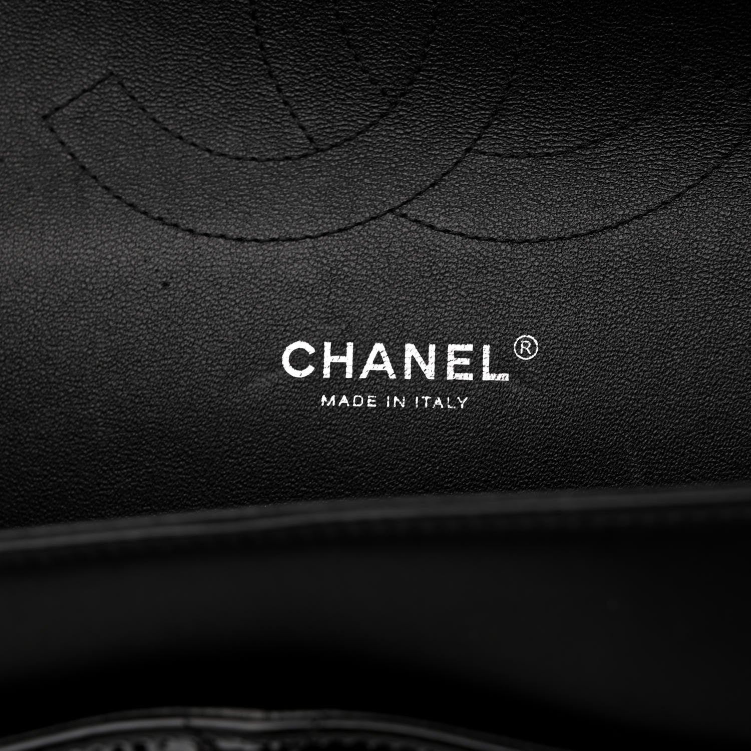 Chanel Patent Quilted Jumbo Double Flap Black 6 of 10