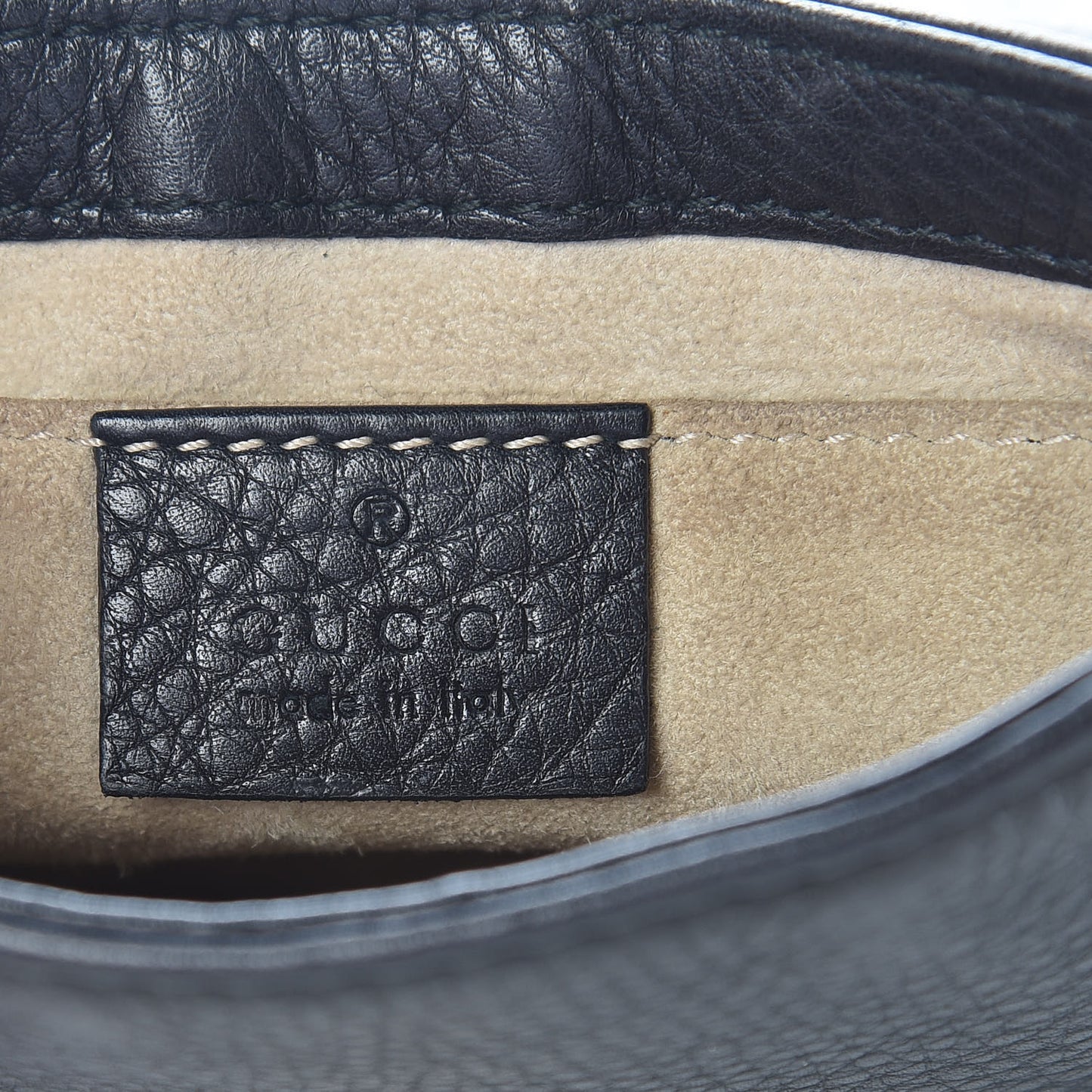 Pebbled Calfskin Small 1973 Chain Shoulder Bag Black