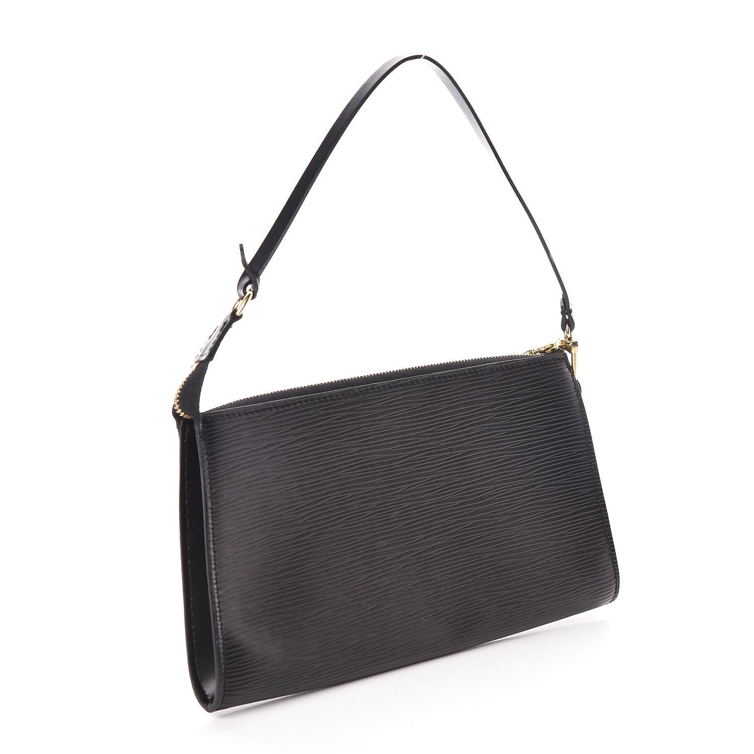 Louis Vuitton Epi Pochette Accessories 24 Black 3 of 8