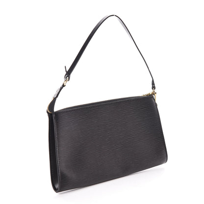 Louis Vuitton Epi Pochette Accessories 24 Black 3 of 8