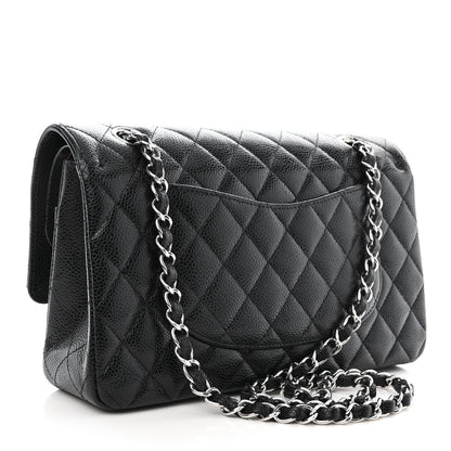 Chanel Caviar Quilted Medium Double Flap Black 3 of 12