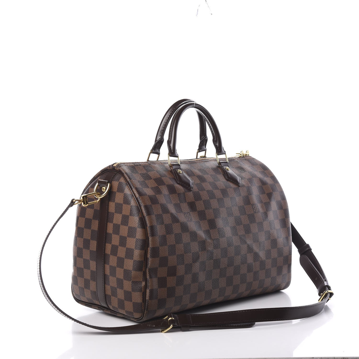 Louis Vuitton Damier Ebene Speedy Bandouliere 35 2 of 13