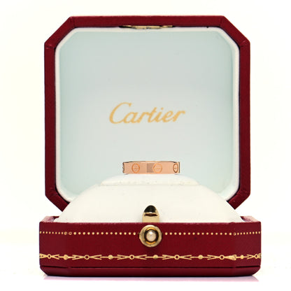 Cartier 18K Yellow Gold 3.5mm LOVE Wedding Band Ring 49 4.75 5 of 5