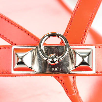 Hermes Patent Corfou Sandals 36 8 of 9