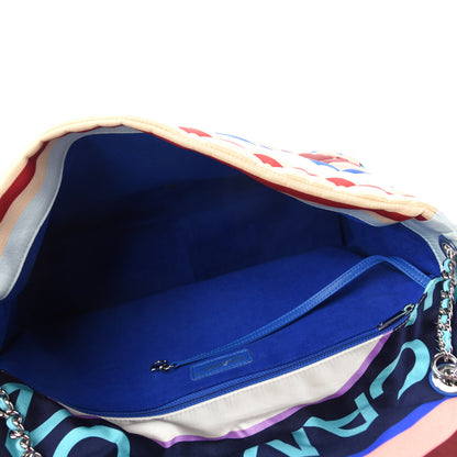 Chanel Fabric Quilted Printed Flap Multicolor 5 of 10