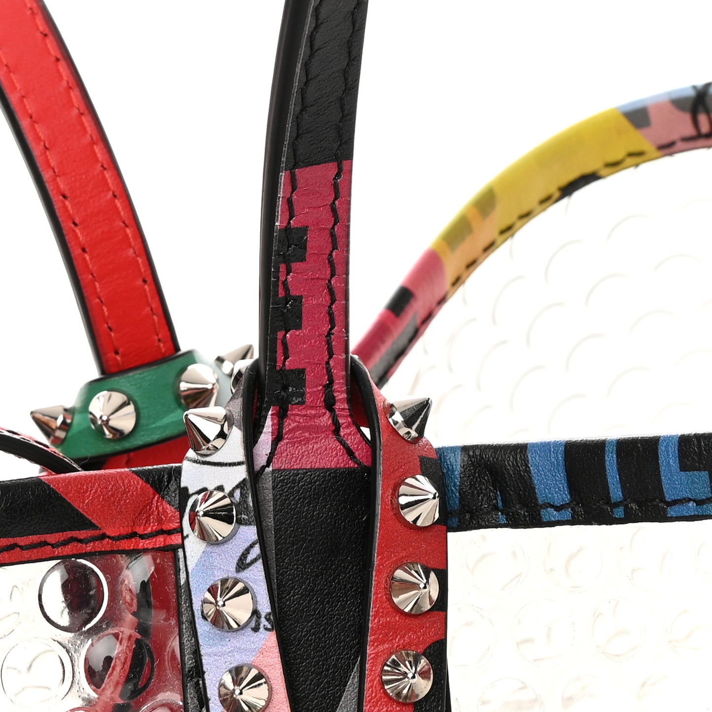 PVC Loubiballage East West Cabata Tote Clear Multicolor