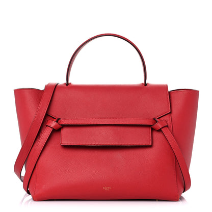 Celine Grained Calfskin Mini Belt Bag Coquelicot 1 of 14