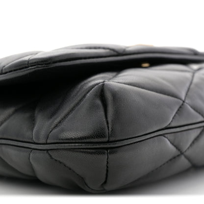Saint Laurent Lambskin Quilted Le 57 Diamond Shoulder Bag Black 9 of 10