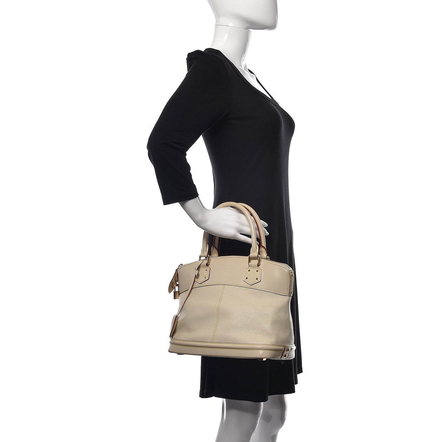 Louis Vuitton Suhali Lockit PM White 3 of 22