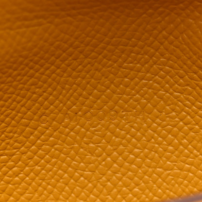 Hermes Epsom Medium Kelly Wallet Jaune Ambre 7 of 8