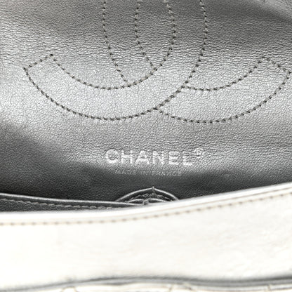 Chanel Metallic Aged Calfskin Quilted 2.55 Reissue 226 Flap Silver 6 of 10