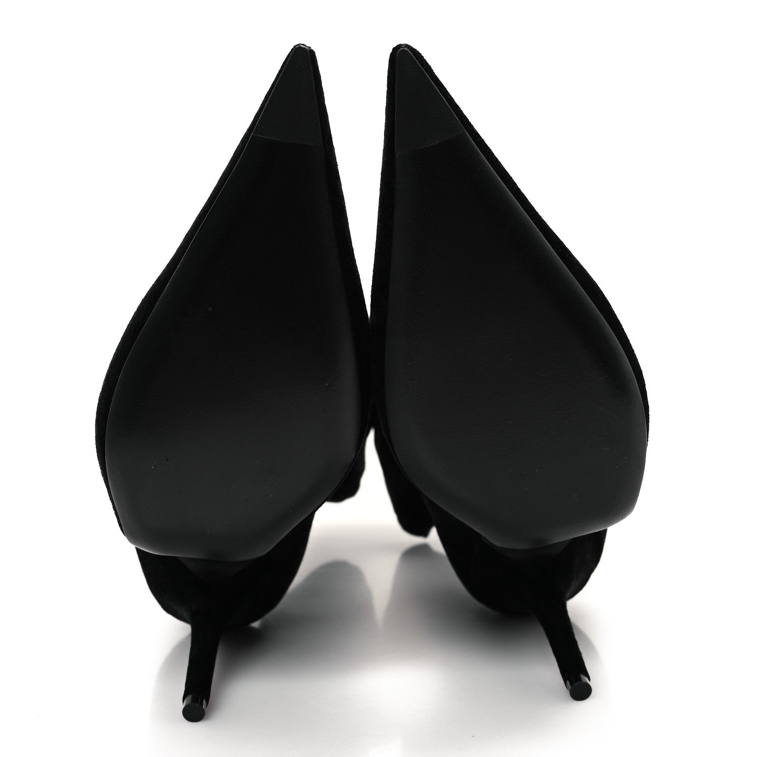 Balenciaga Velvet Spandex Extreme Pointed Toe Knife Ankle Boots 37 Black 6 of 8