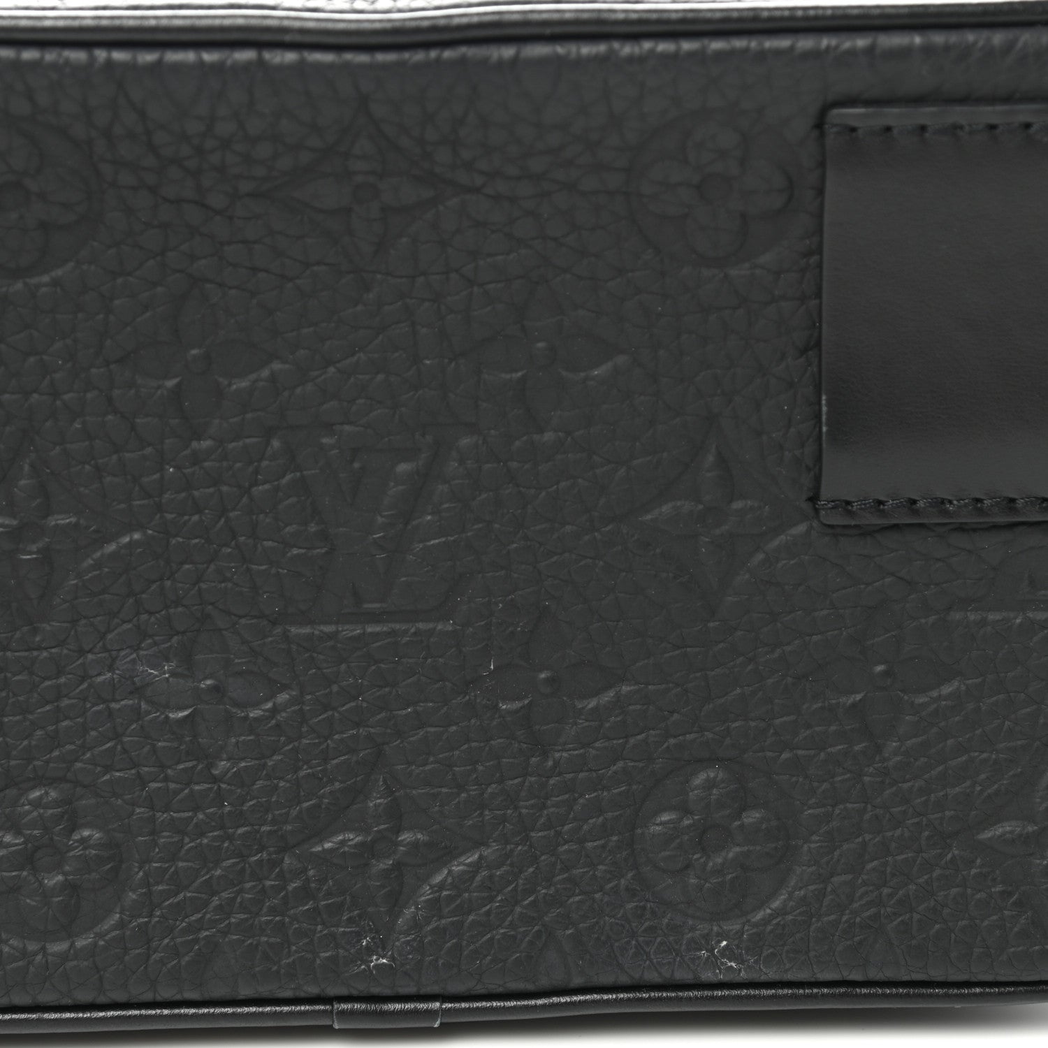 Louis Vuitton Taurillon Monogram Uniformes Solar Ray Soft Pochette Volga Belt Bag Black 8 of 8