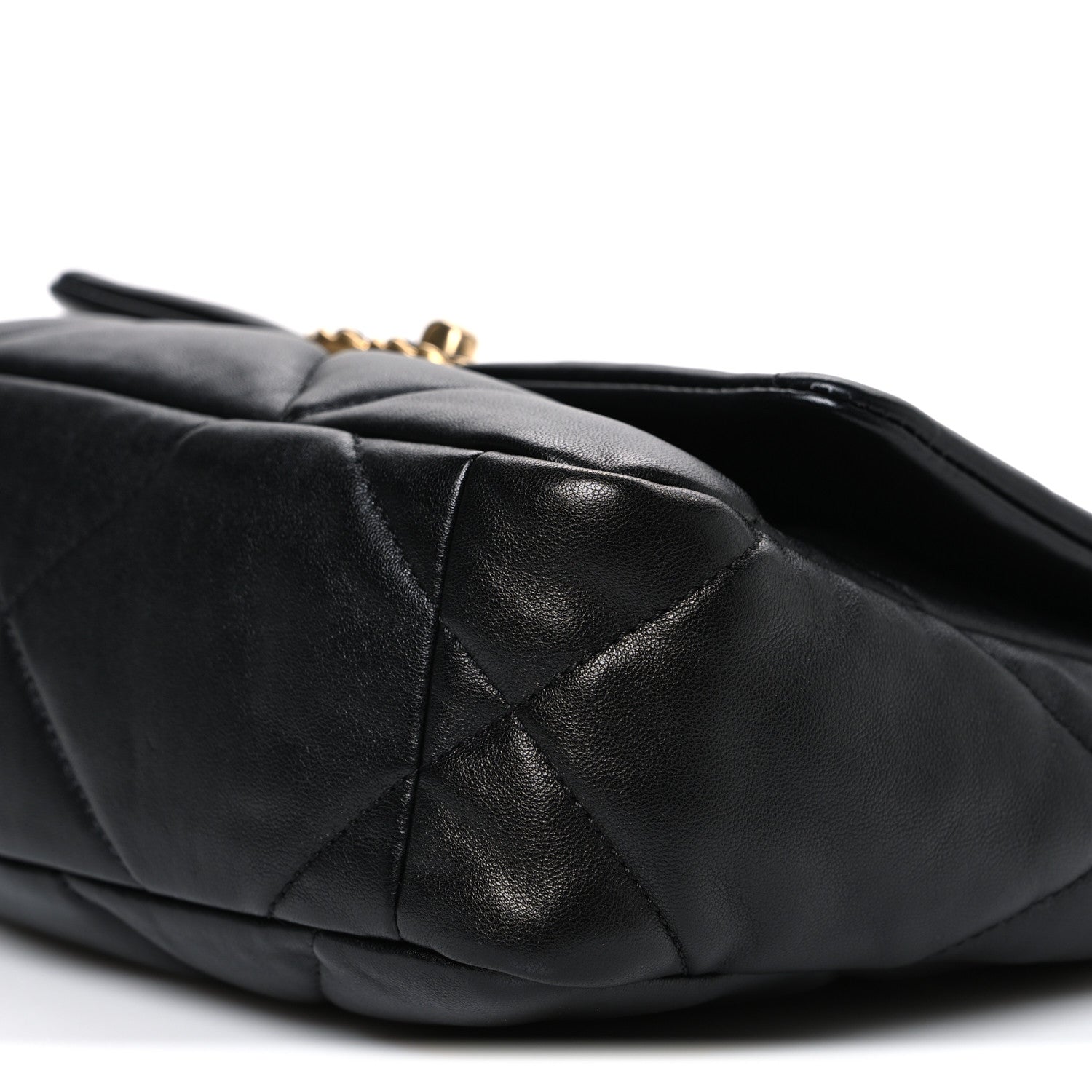 Chanel Lambskin Quilted Medium Chanel 19 Flap Black 10 of 11
