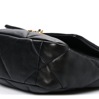 Chanel Lambskin Quilted Medium Chanel 19 Flap Black 10 of 11