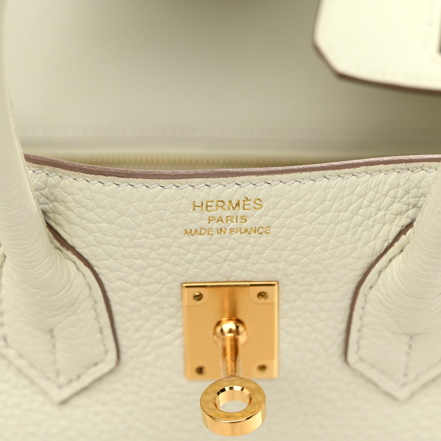 Hermes Togo Birkin 25 Mushroom 6 of 13