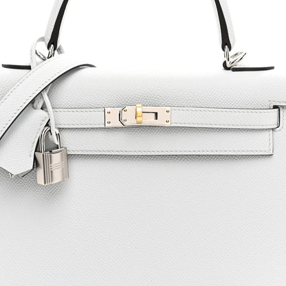 Hermes Epsom Kelly Sellier 25 Gris Platine 8 of 11