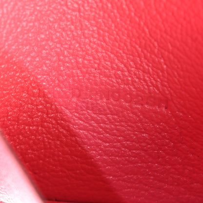 Hermes Chevre Mysore Mini Bearn Wallet Rose Lipstick 7 of 9