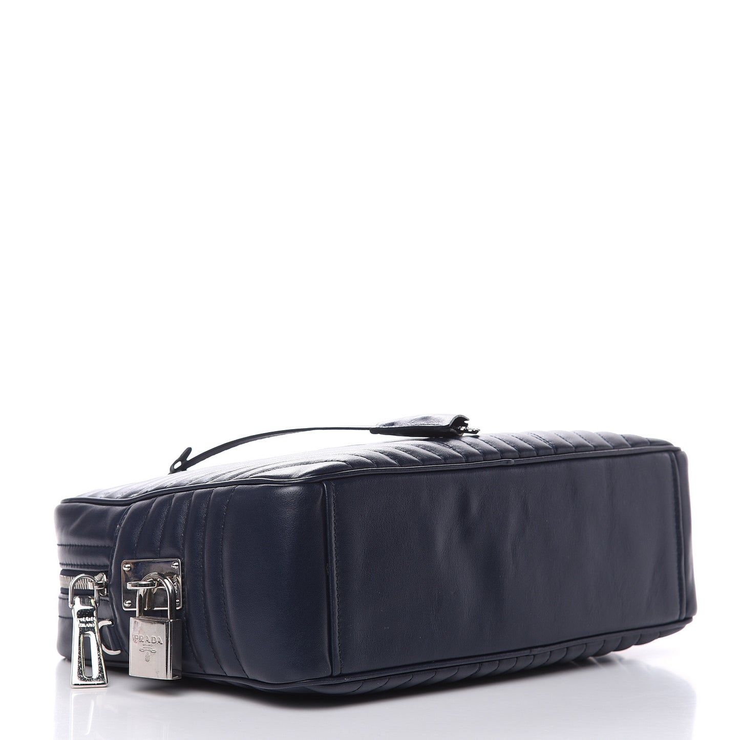 Soft Calfskin Impunture Diagramme Large Top Handle Bag Baltico