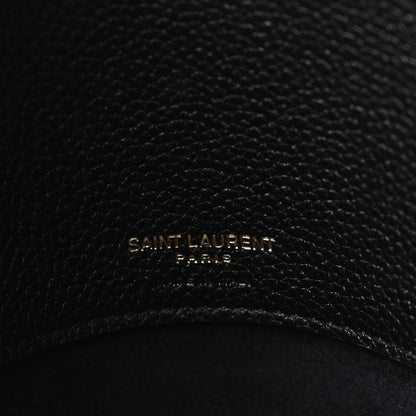 Saint Laurent Grained Calfskin Large Thin Sac De Jour Black 6 of 10